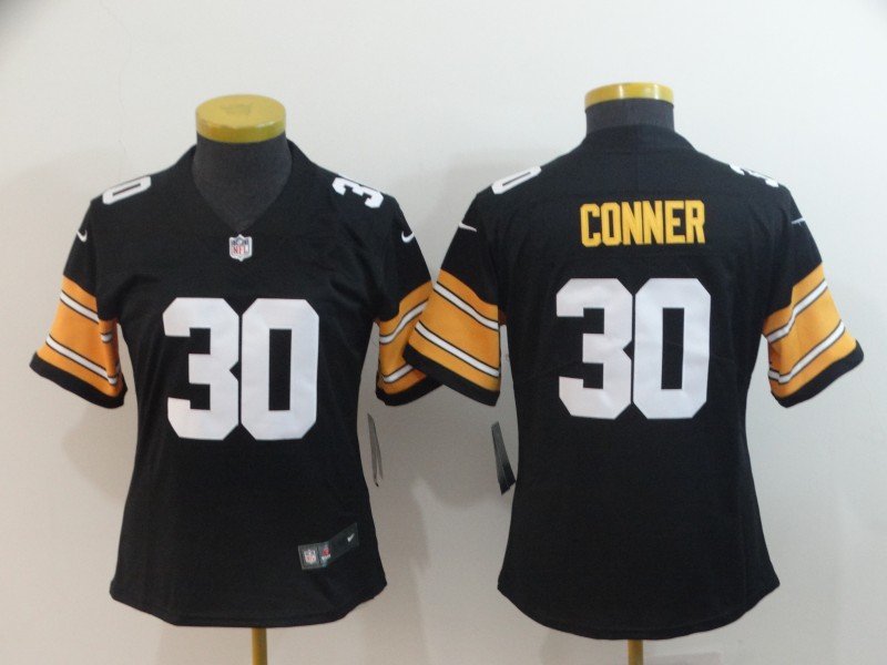 Womens NFL Pittsburgh Steelers #30 Conner Vapor Limited Jersey