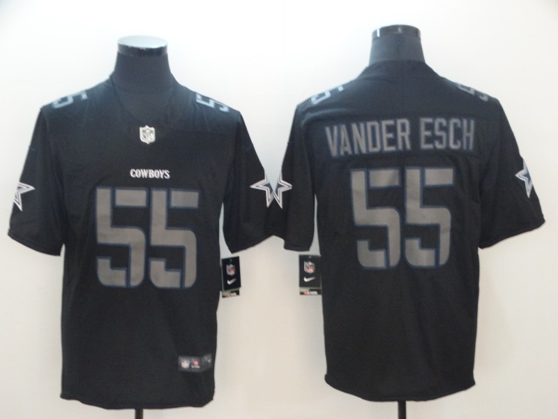 NFL Dallas Cowboys #55 Vander Esch Black Legand Limited Jersey