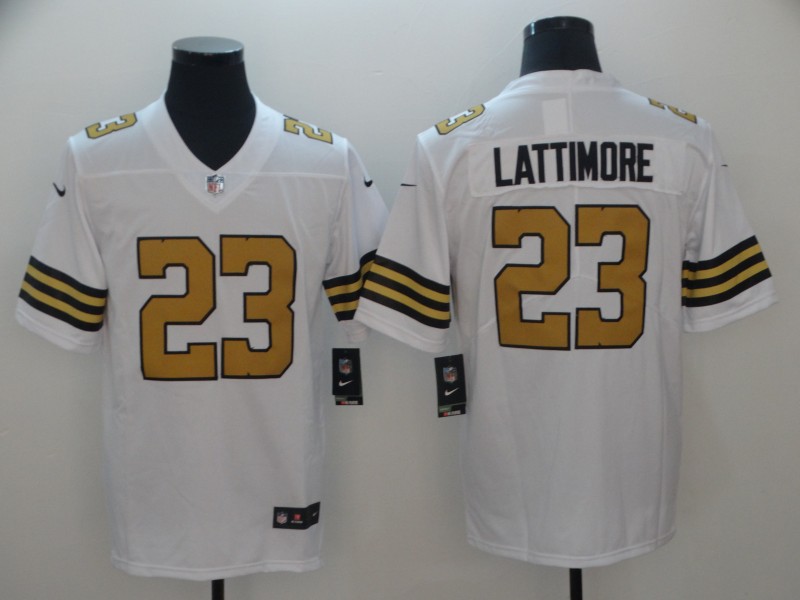 NFL New Orleans Saints #23 Lattimore White Color Rush Limited Jersey