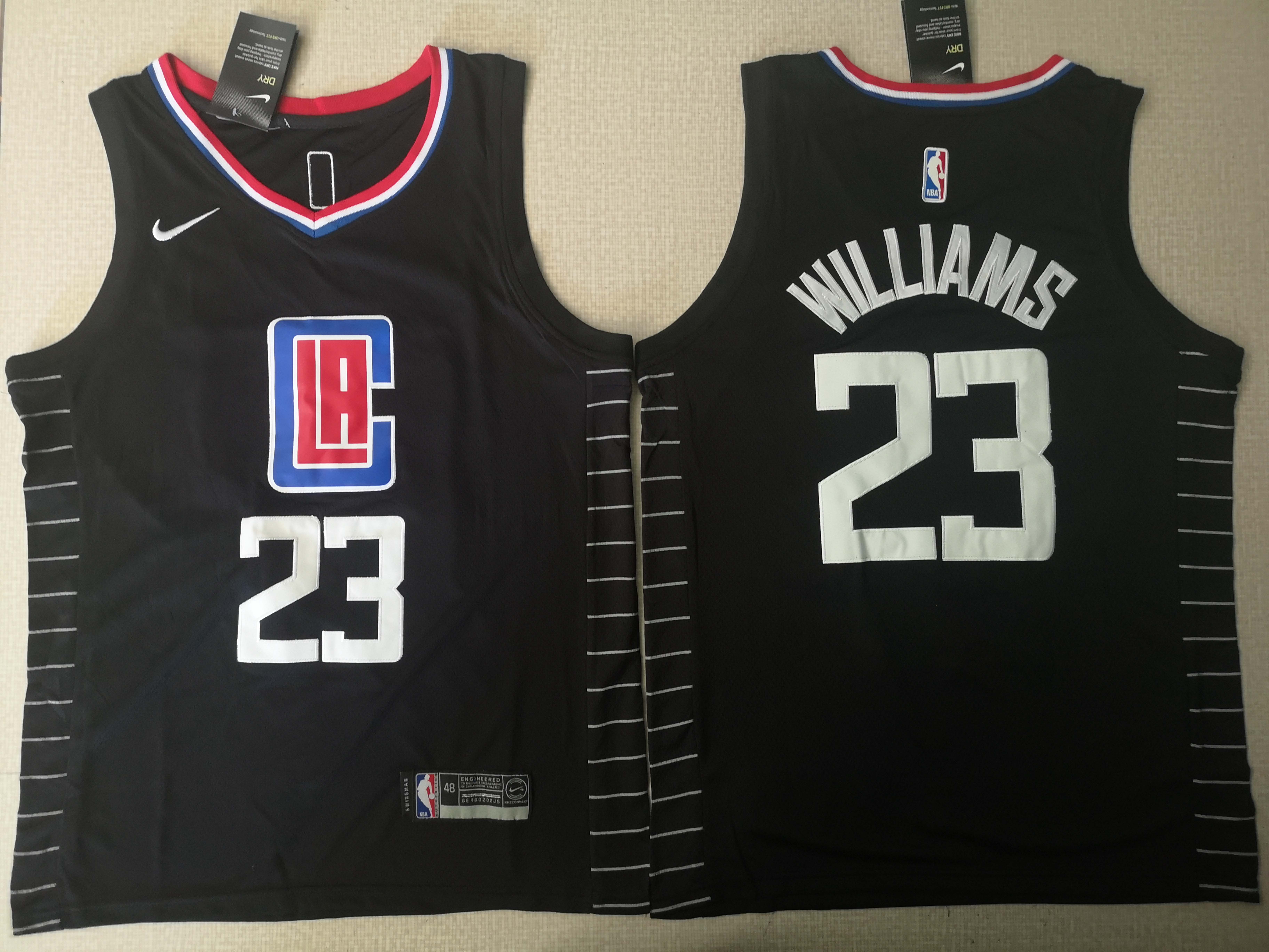NBA Los Angeles Clippers #23 Williams Black Jersey