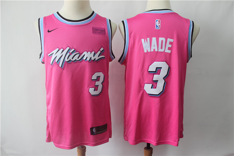 NBA Miami Heat #3 Wade Rose Jersey  