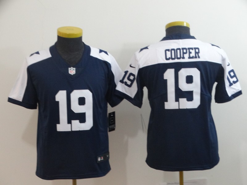 Kids NFL Dallas Cowboys #19 Cooper Blue Vapor Limited Jersey