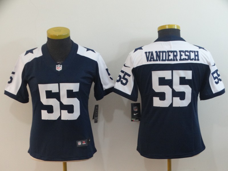 Womens NFL Dallas Cowboys #55 Vander Esch Vapor II Limited Jersey
