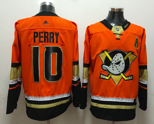 NHL Anaheim Ducks #10 Perry Orange Jersey