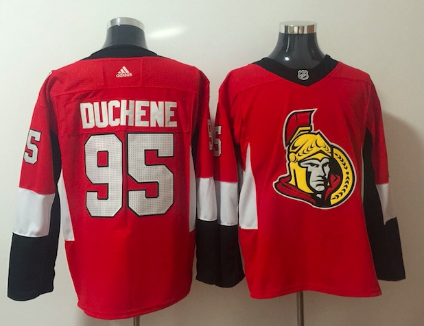 Adidas NHL Ottawa Senators #95 Duchene Red Jersey