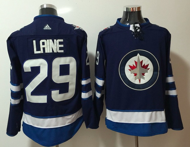 Adidas NHL Winnipeg Jets #29 Laine L.Blue Jersey