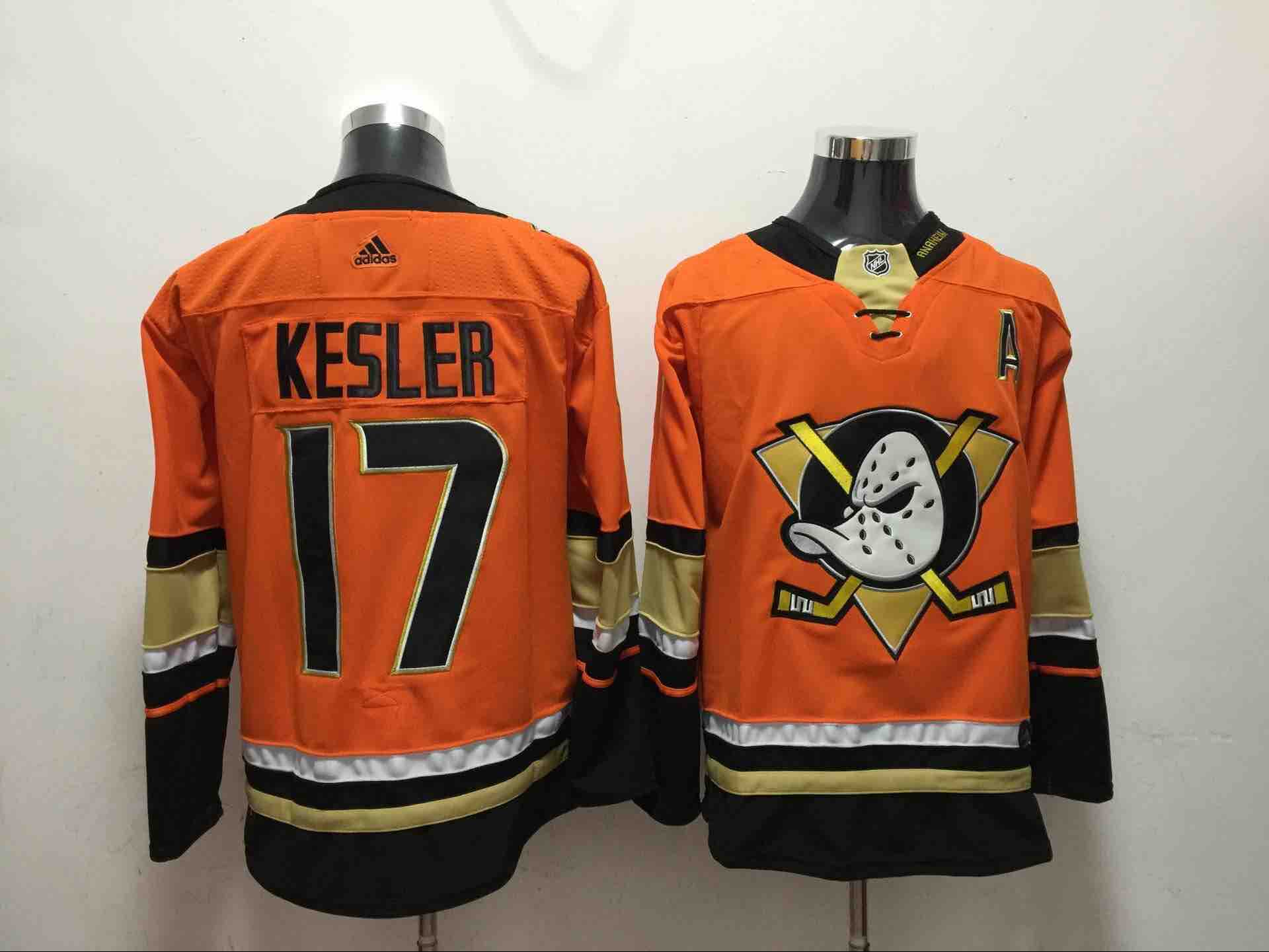 NHL Anaheim Ducks #17 Kesler Orange Jersey