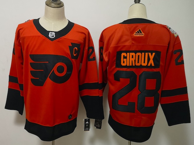 NHL Philadelphia Flyers #28 Giroux Orange Jersey