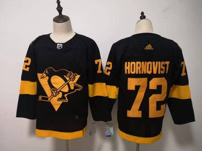 Adidas NHL Pittsburgh Penguins #72 Hornqvist Black Jersey