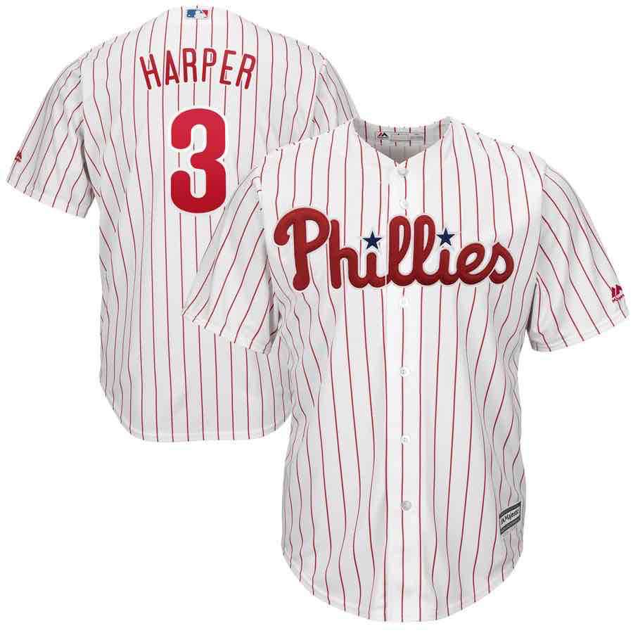 MLB Philadelphia Phillies #3 Harpen White Jersey