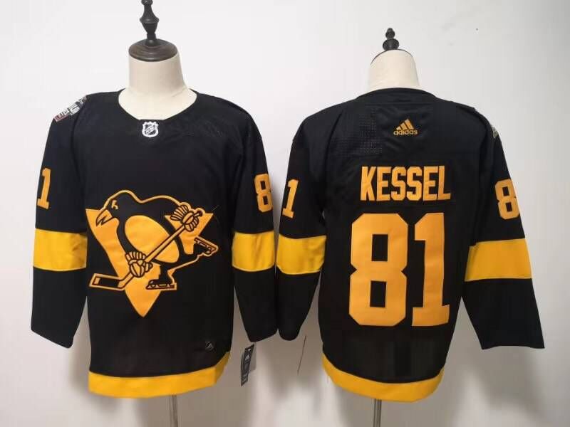 Adidas NHL Pittsburgh Penguins #81 Kessel Black Jersey