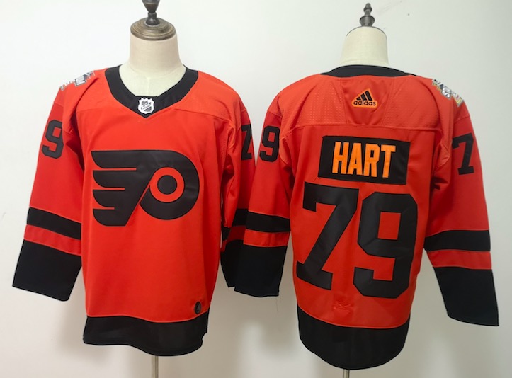 NHL Philadelphia Flyers #79 Hart Orange Jersey