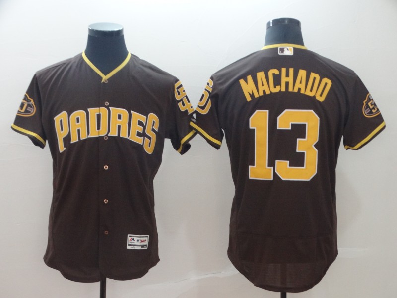 MLB San Diego Padres #13 Machado Elite Jersey  
