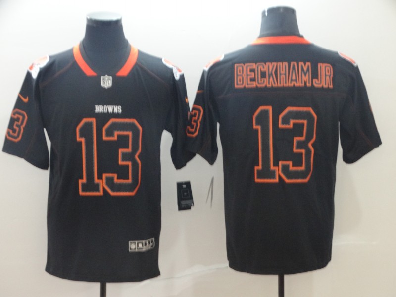 NFL Cleveland Browns #13 Beckham JR Legand Black Jersey