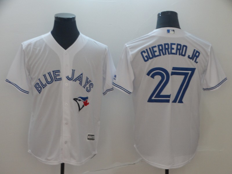 MLB Toronto Blue Jays #27 Guerrerd JR. White Jersey