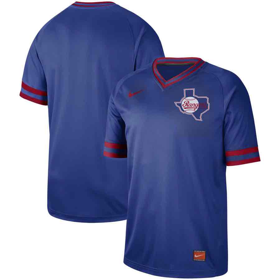 Mens Nike Texas Rangers Cooperstown Collection Legend V-Neck Jersey 
