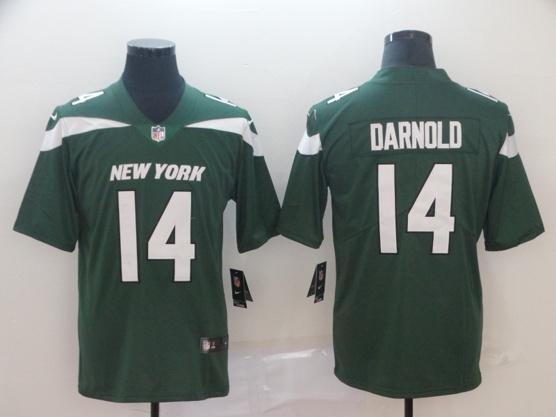 NFL New York Jets #14 Darnold Green Vapor II Limited Jersey