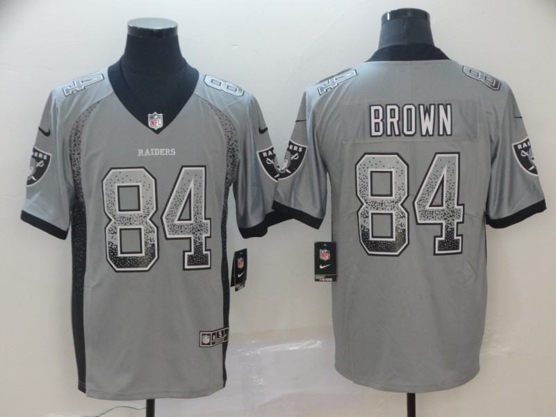 Nike Oakland Raiders #84 Brown Drift Fashion Brown Elite Jersey