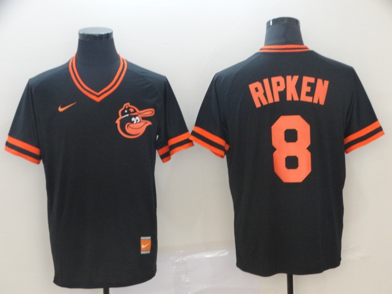 Nike Baltimore Orioles #8 Ripken Cooperstown Collection Legend V-Neck Jersey