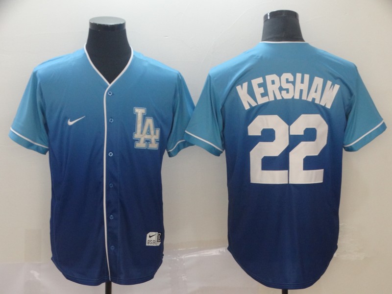 MLB Los Angeles Dodgers #22 Kershaw Drift Fashion Jersey