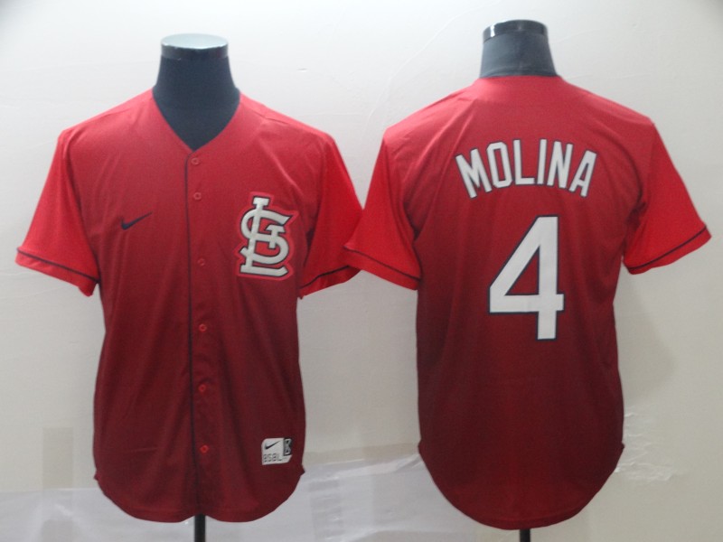 MLB St. Louis Cardinals #4 Molina Drift Fashion Nike Jersey