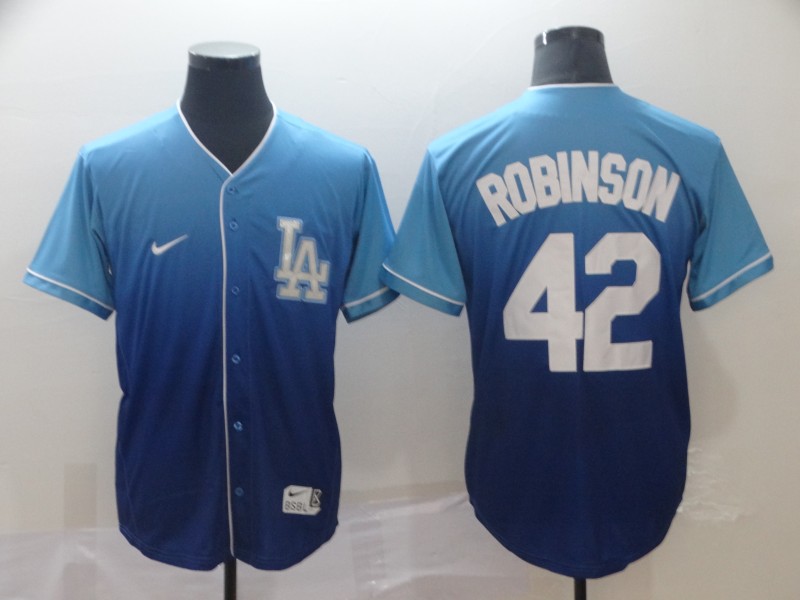 MLB Los Angeles Dodgers #42 Robinson Drift Fashion Jersey