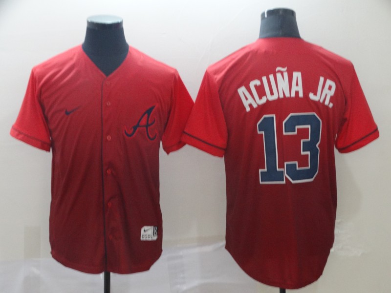 MLB Atlanta Braves #13 Acuna JR. Drift Fashion Nike Jersey