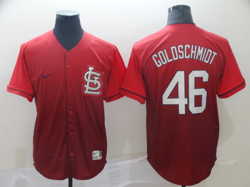 MLB St. Louis Cardinals #46 Goldschmidt Drift Fashion Nike Jersey