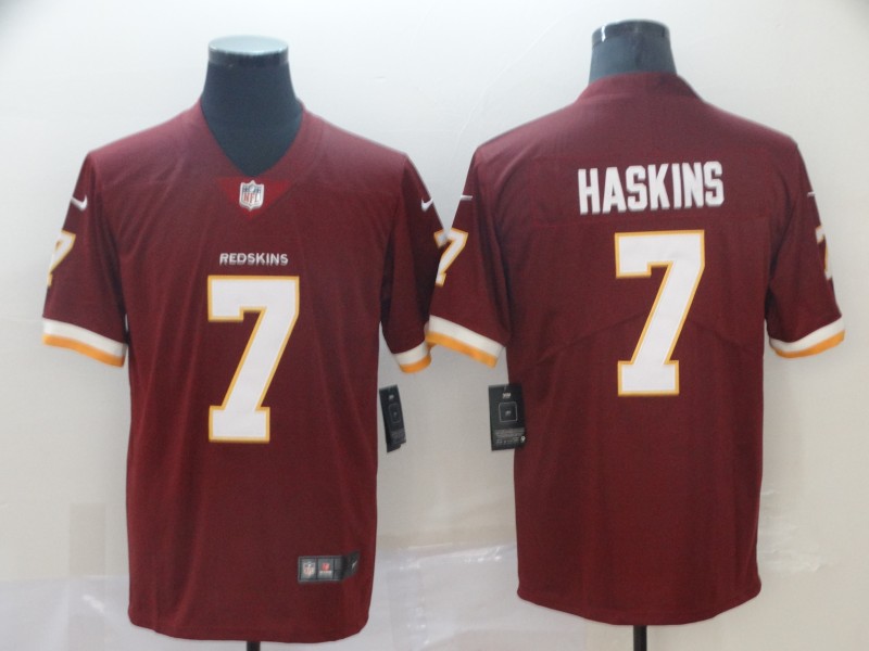 NFL Washington Redskins #7 Haskins Red Vapor Limited Jersey
