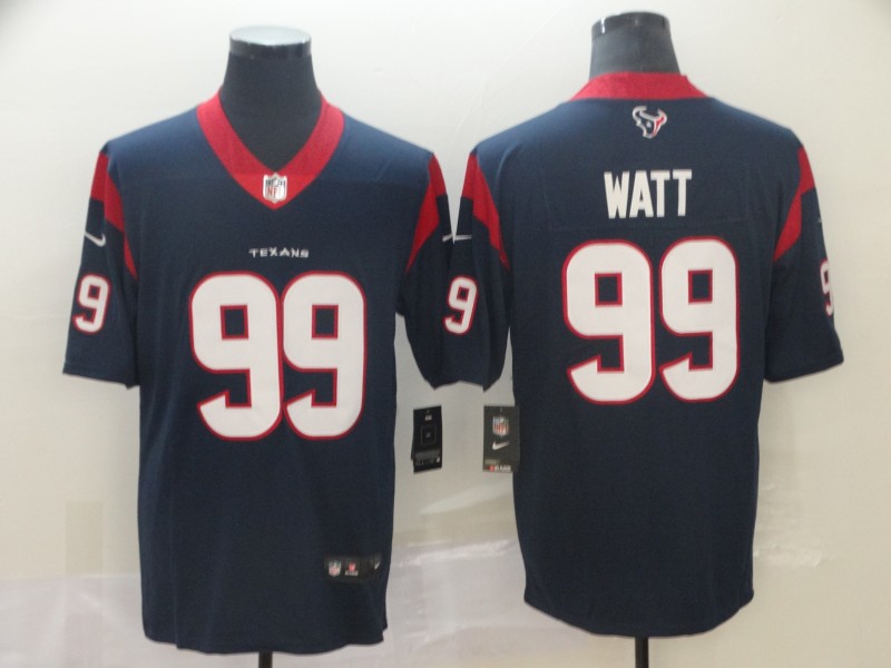 NFL Houston Texans #99 Watt Blue Vapor Limited Jersey