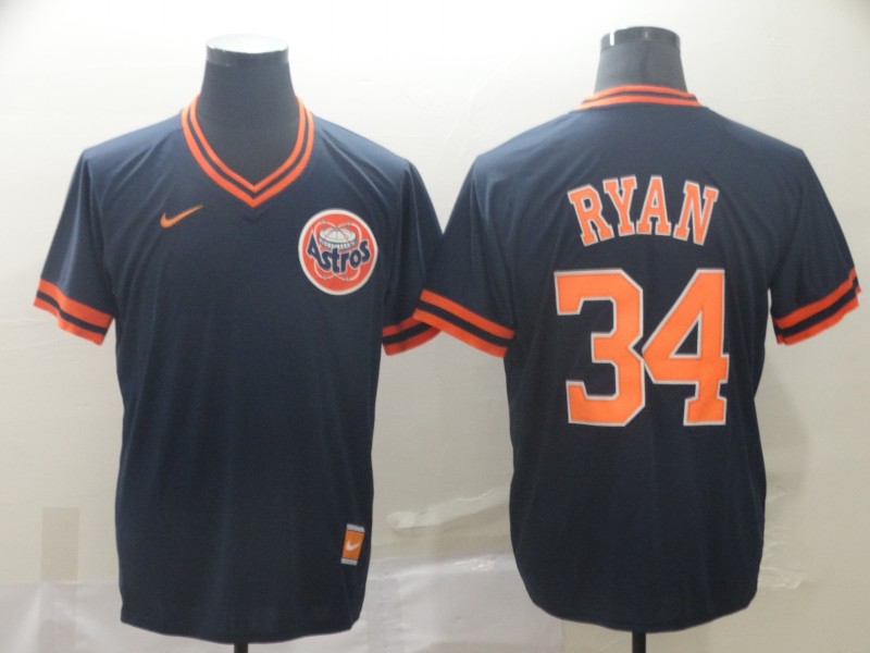MLB Houston Astros #34 Ryan Cooperstown Collection Legend V-Neck Jersey