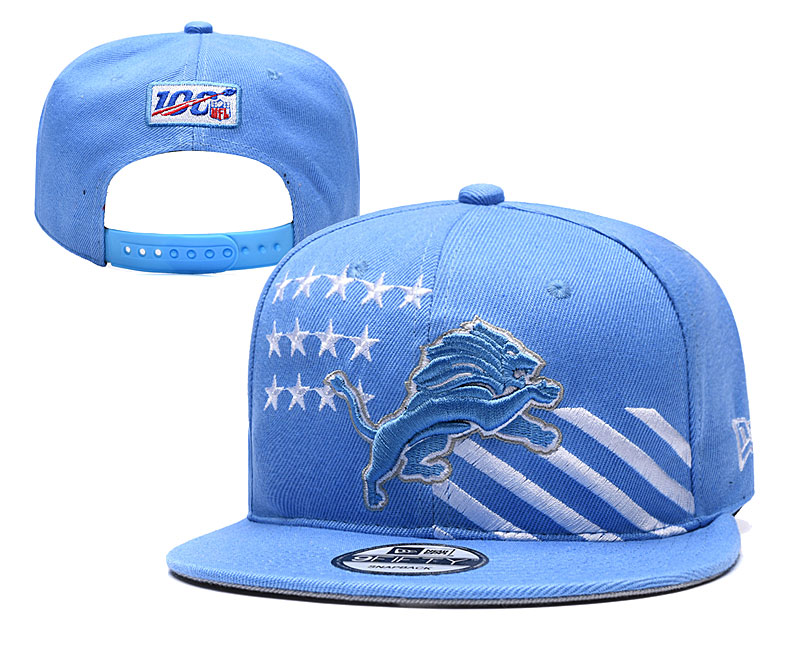 NFLDetroit Lions Blue Snapback Hats--YD