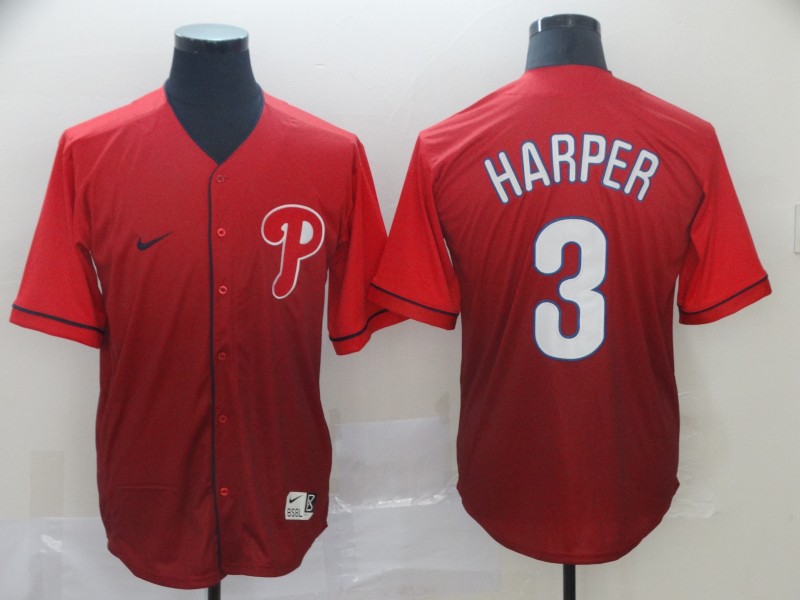 MLB Philadelphia Phillies #3 Harper Drift Fashion Jersey