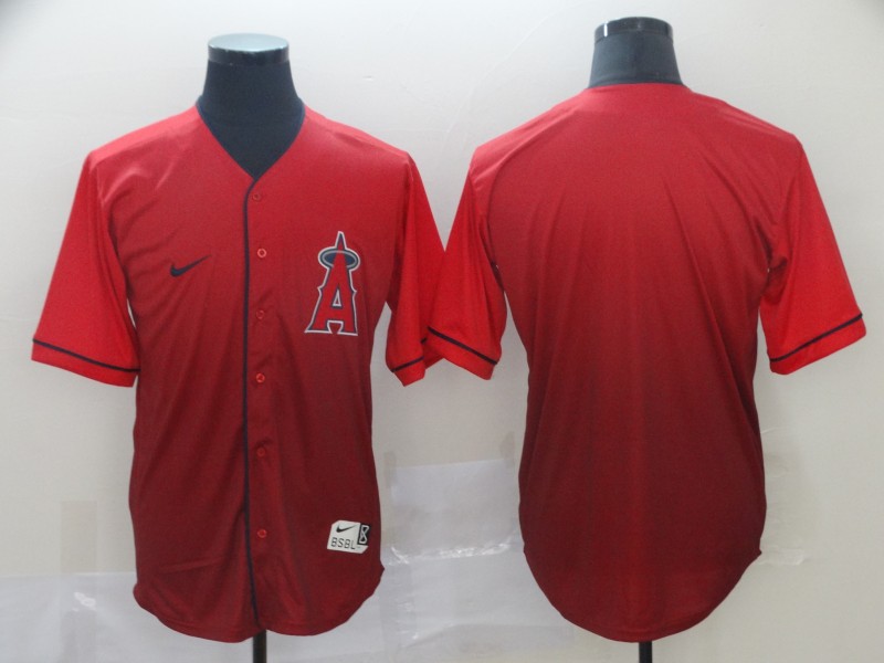 MLB Los Angeles Angels Blank Drift Fashion Jersey