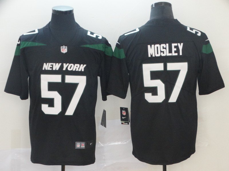NFL New York Jets #57 Mosley Black Vapor II Limited Jersey