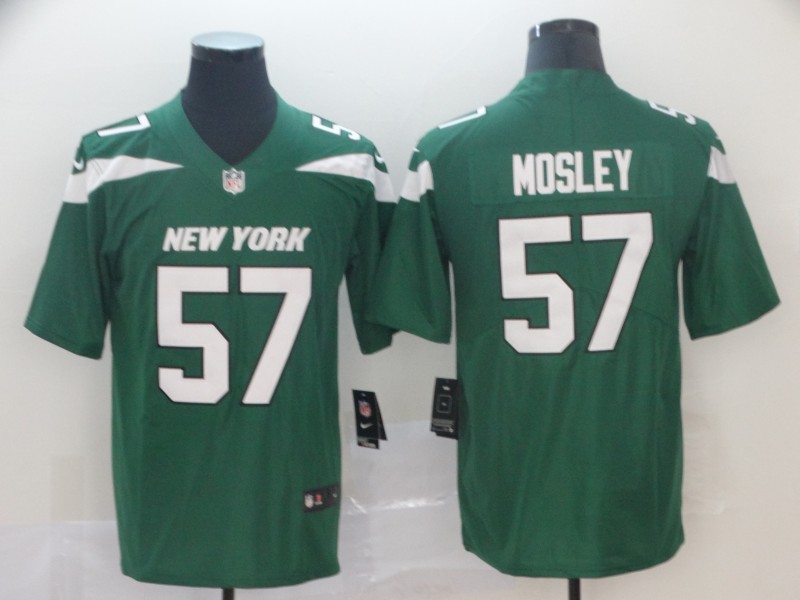 NFL New York Jets #57 Mosley Green Vapor II Limited Jersey