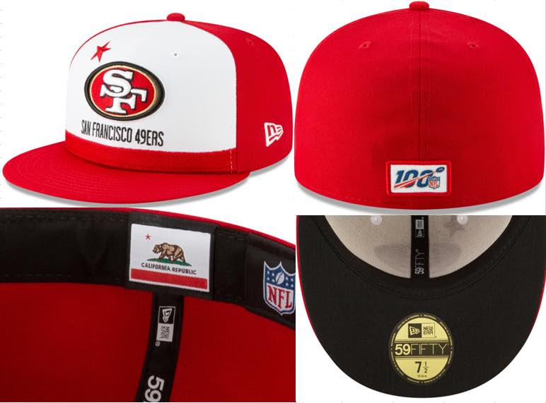 NFL San Francisco 49ers Red Fitted Hats--60