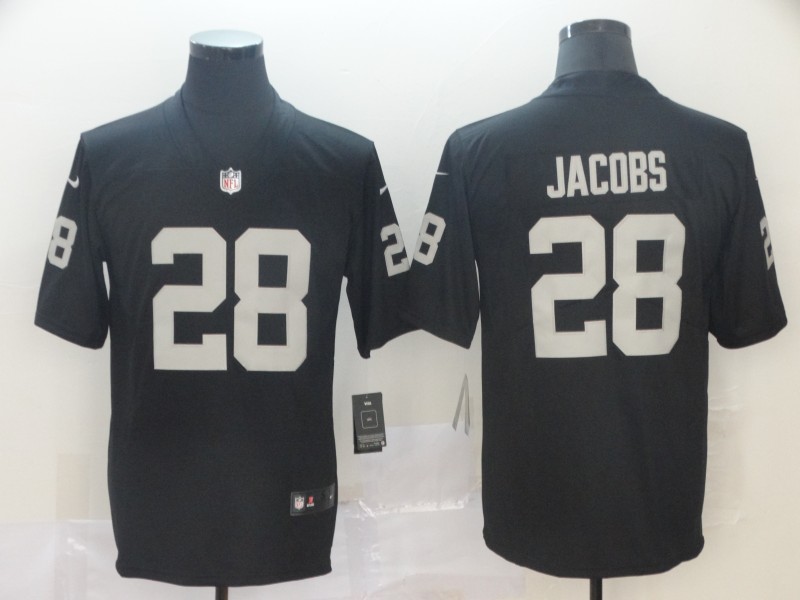 NFL Oakland Raiders #28 Jacobs Black Vapor Limited Jersey