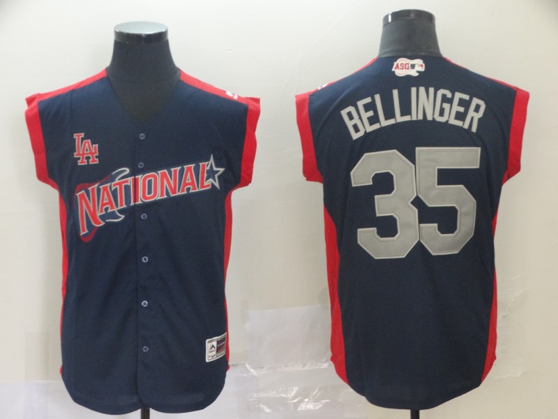 MLB National #35 Bellinger All Star Blue Jersey