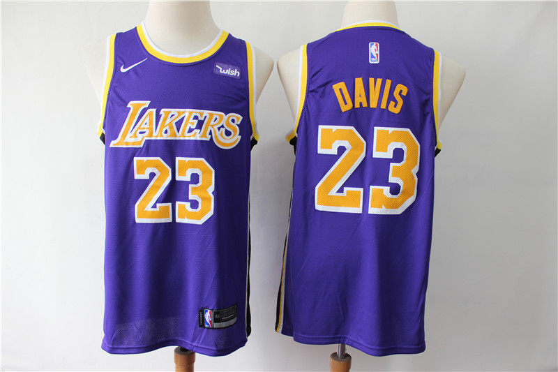 NBA Los Angeles Lakers #23 Davis Purple Color Jersey