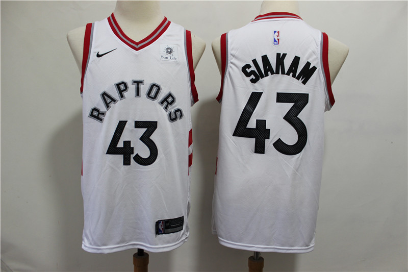 NBA Toronto Raptors #43 Siakam White Game Jersey