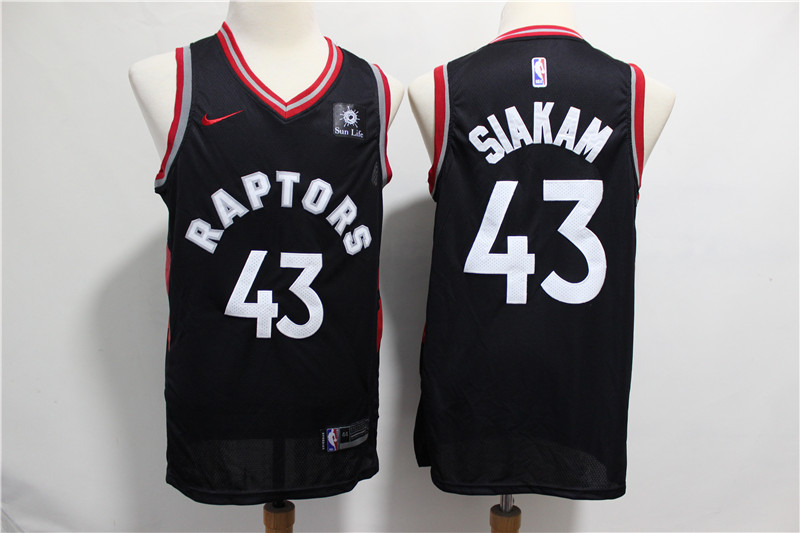 NBA Toronto Raptors #43 Siakam Black Game Jersey