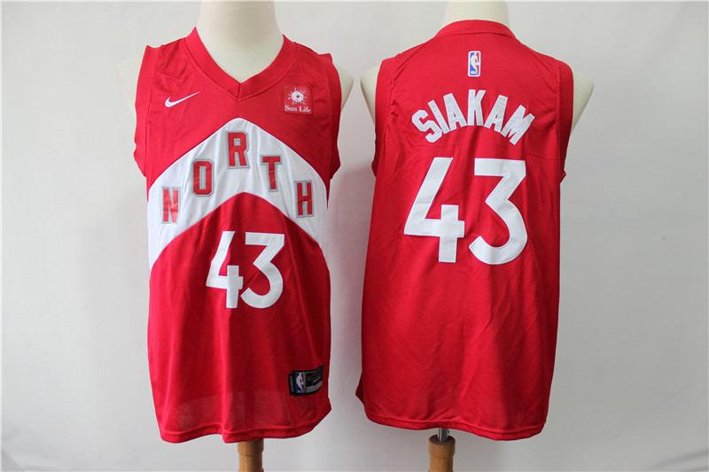 NBA Toronto Raptors #43 Siakam Red Jersey