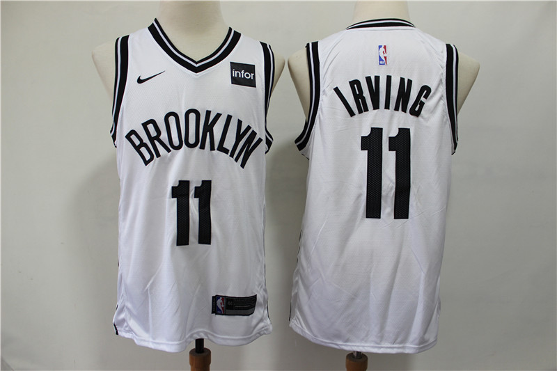 NBA Brooklyn Nets #11 Irving White Game Jersey