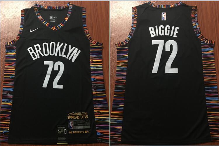 NBA Brooklyn Nets #72 Biggie Black Game Jersey