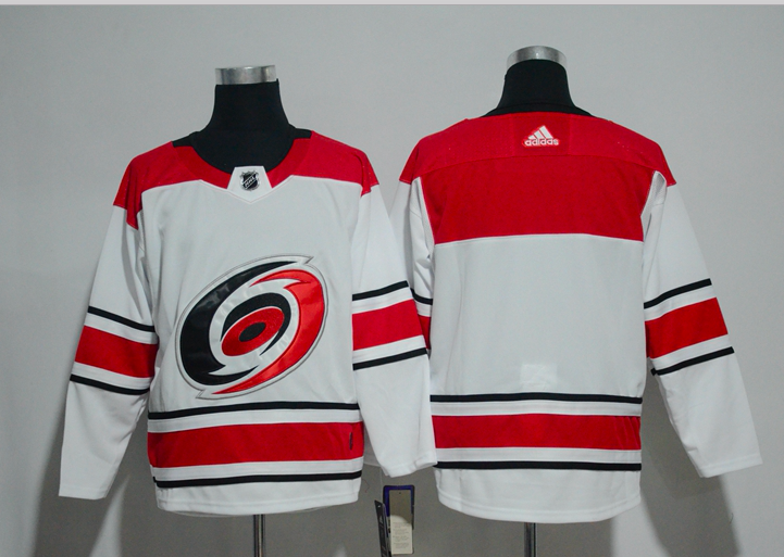 NHL Carolina Hurricanes Blank White Adidas Jersey