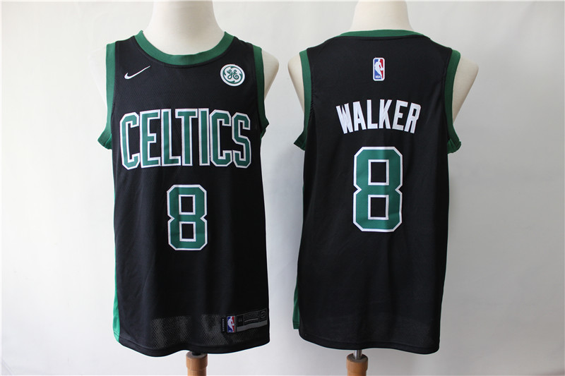 NBA Boston Celtics #8 Walker Black Jersey