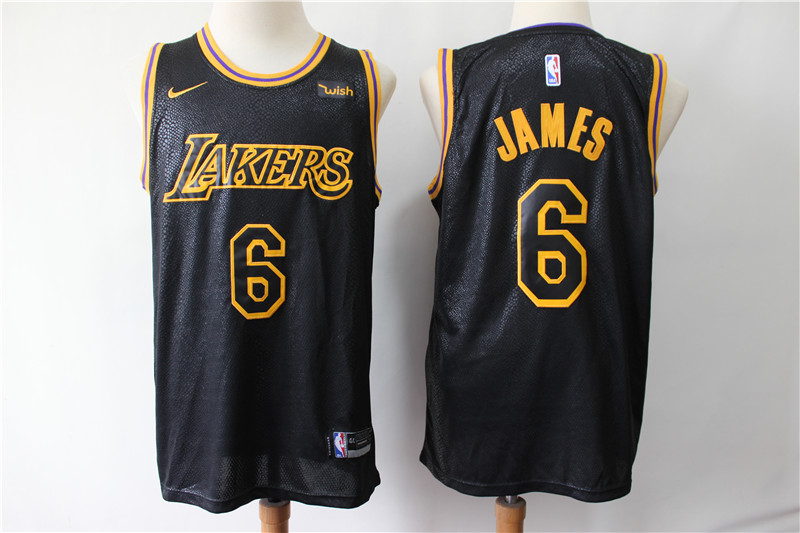 NBA Los Angeles Lakers #6 James Black Jersey