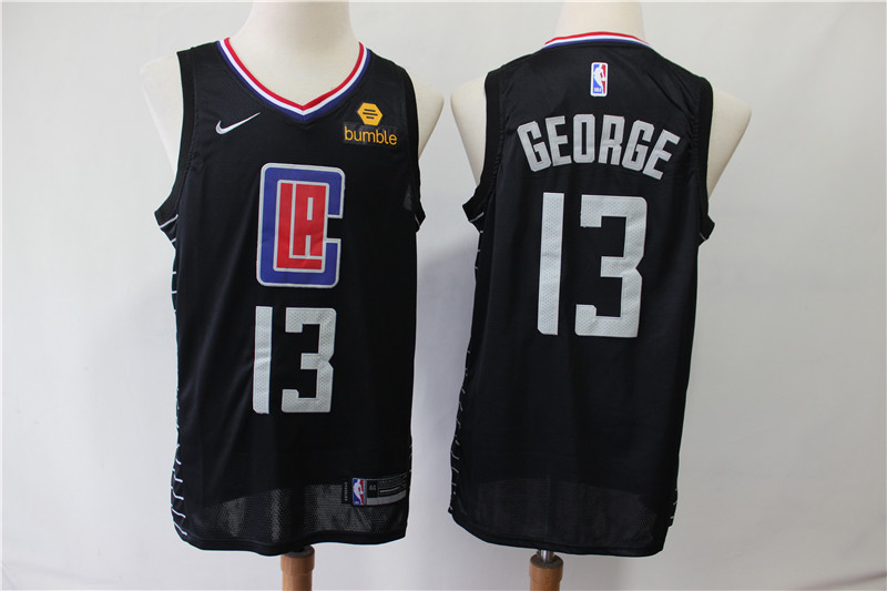 NBA Los Angeles Clippers #13 George Black Jersey