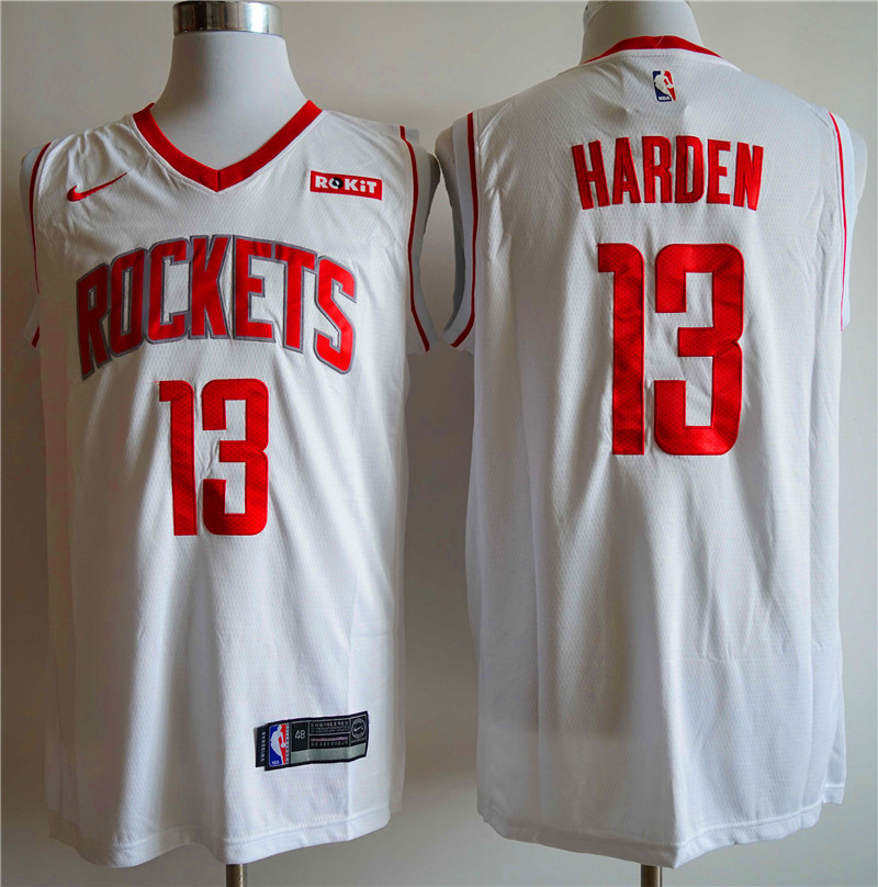 NBA Hoston Rockets #13 Harden White Jersey